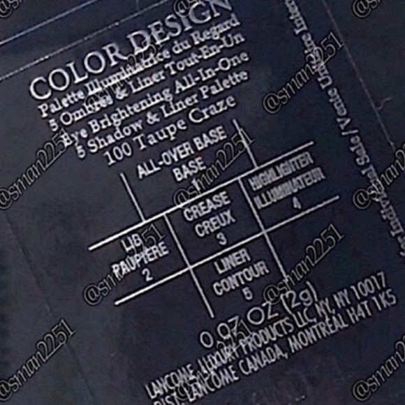 💖NEW!💖Lancôme 100 Taupe Craze Color Design Eyeshadow Palette NEW!! - Picture 9 of 10